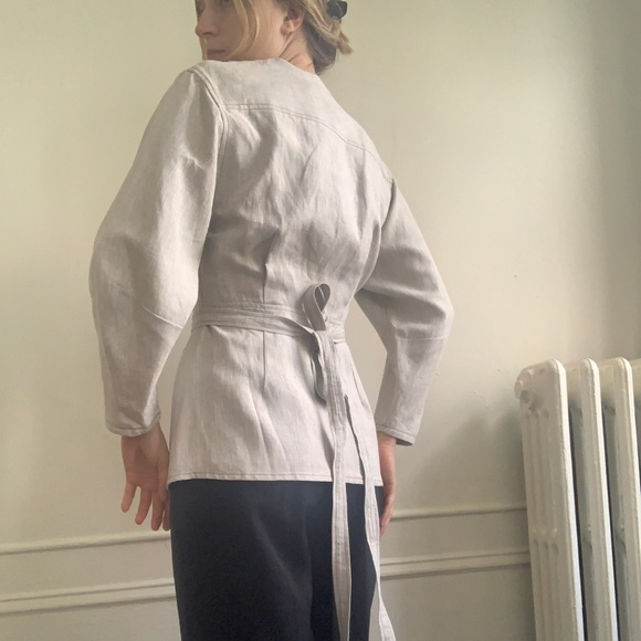 NWT Christopher Esber Bonded Linen Utility Top - Picture 4 of 10